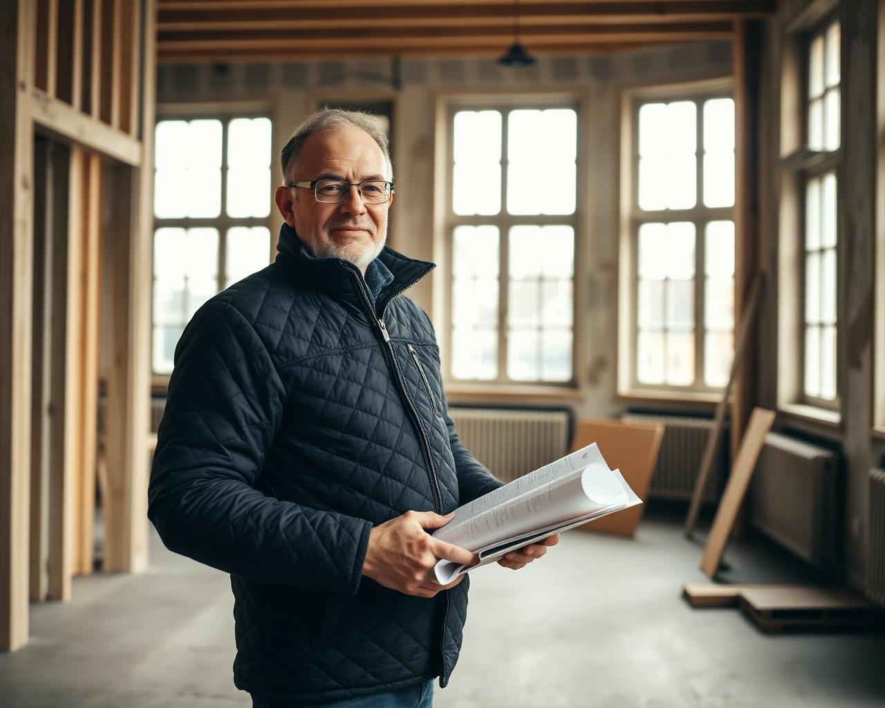 Rob, zaakvoerder en bouwcoördinator van VDZ Projects